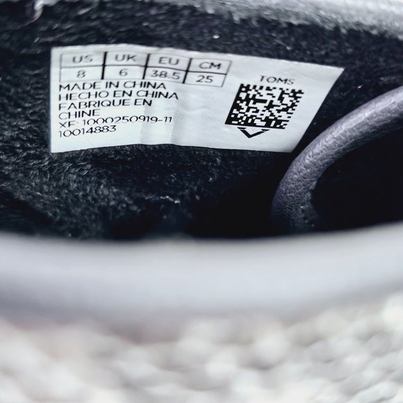 Toms Women's Kala Grey Vegan Leather Snakeskin Wedge Booties Sz 8 10014883 - Picture 9 of 10